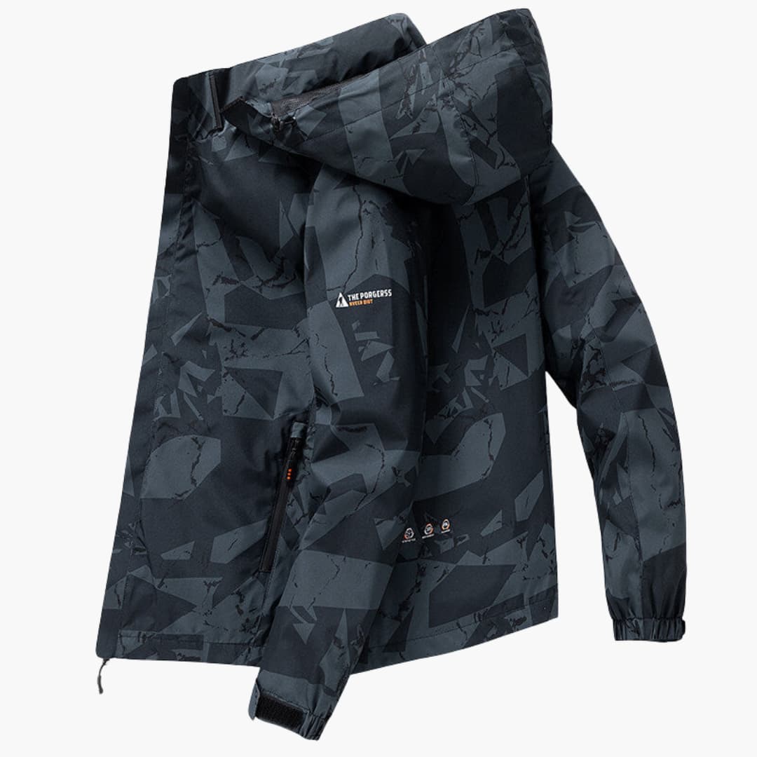 Herren Skijacke mit Kapuze und modernem Schnitt 2