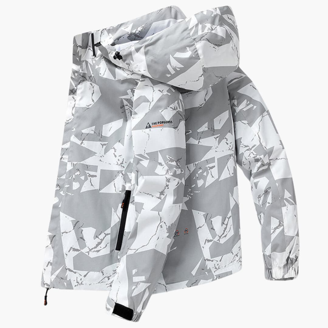 Herren Skijacke mit Kapuze und modernem Schnitt 3