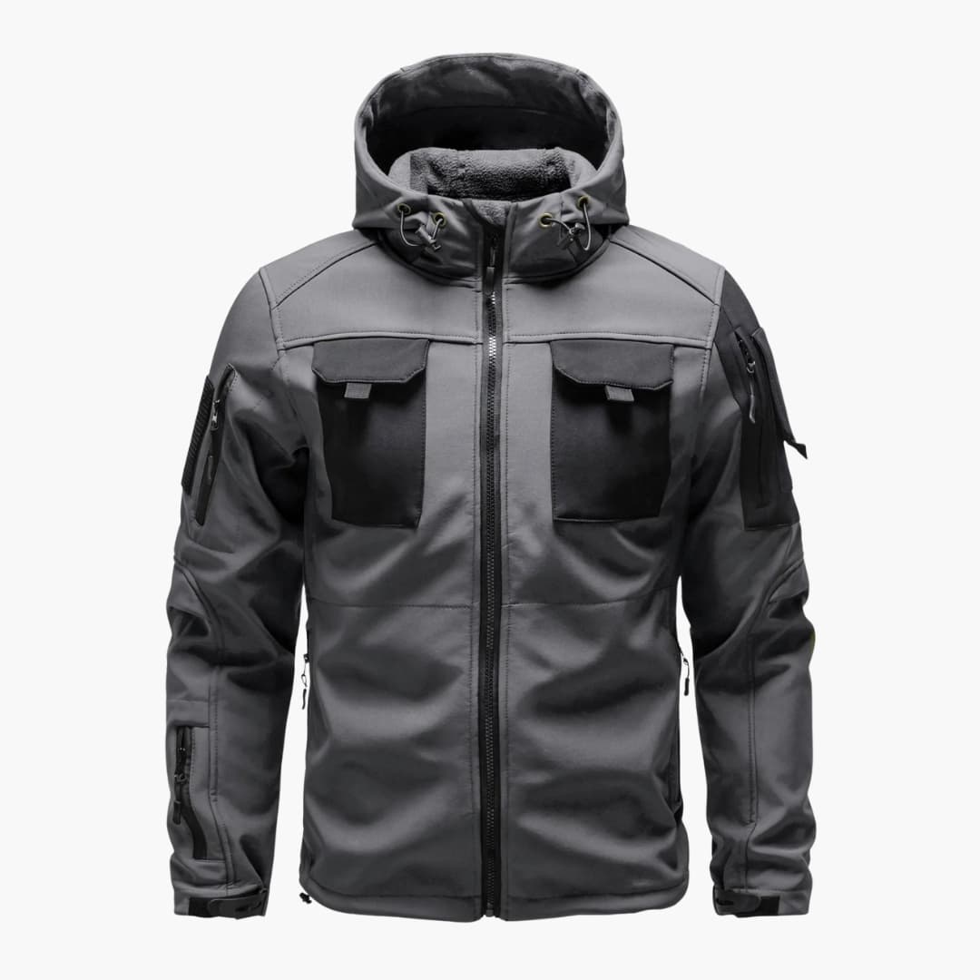 Herren Softshelljacke mit Kapuze 2