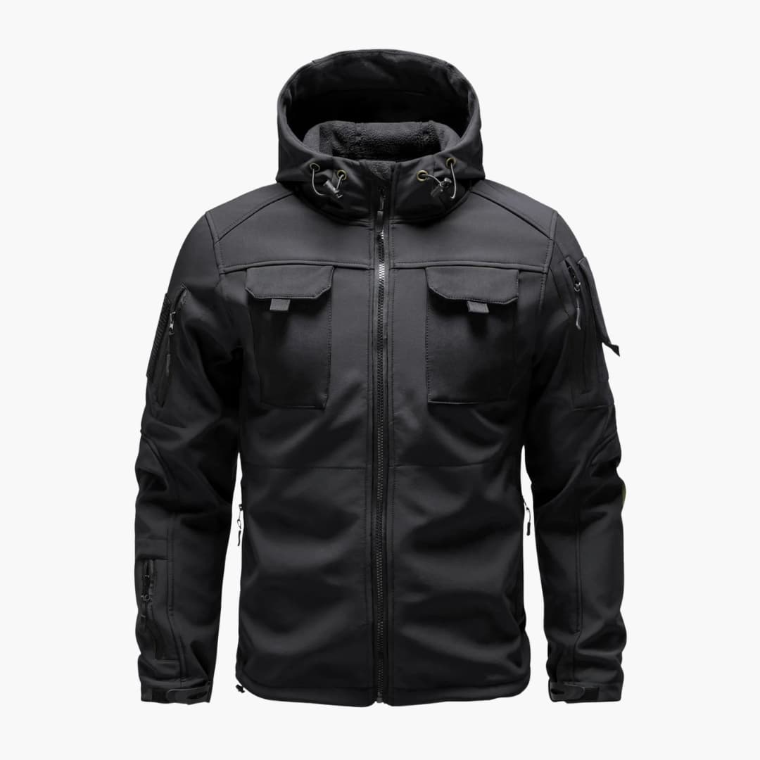 Herren Softshelljacke mit Kapuze 3