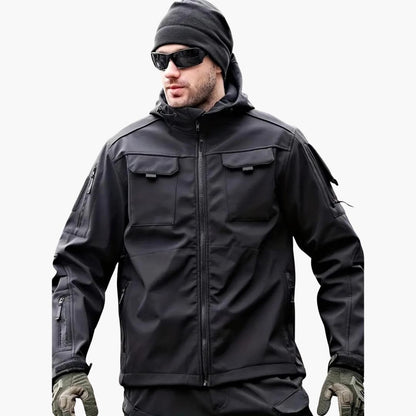 Herren Softshelljacke mit Kapuze 4