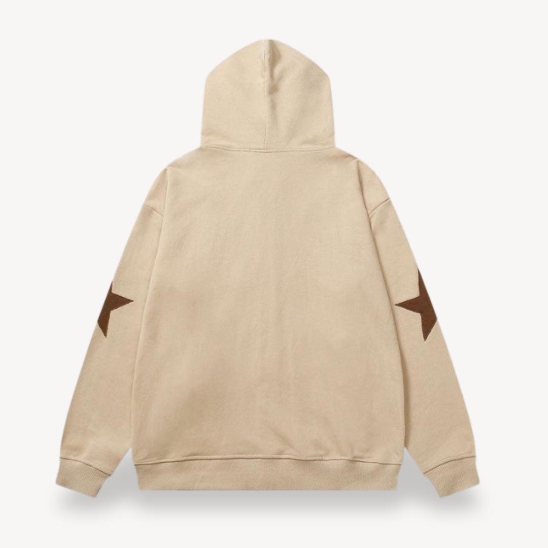 Herren Star Zip-Up Hoodie | Loravelle 2