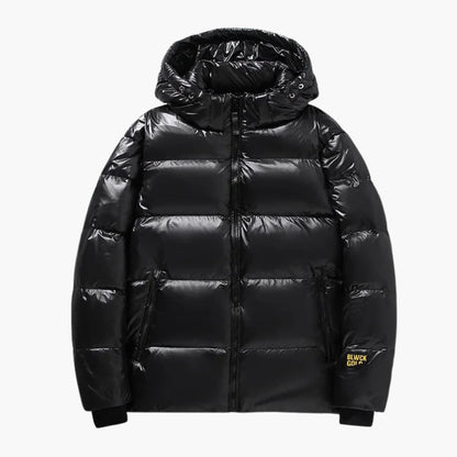 Herren Steppjacke mit Kapuze und Reißverschluss 0