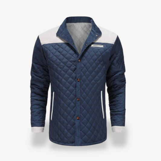 Herren Steppjacke mit Knopfverschluss | Loravelle 0