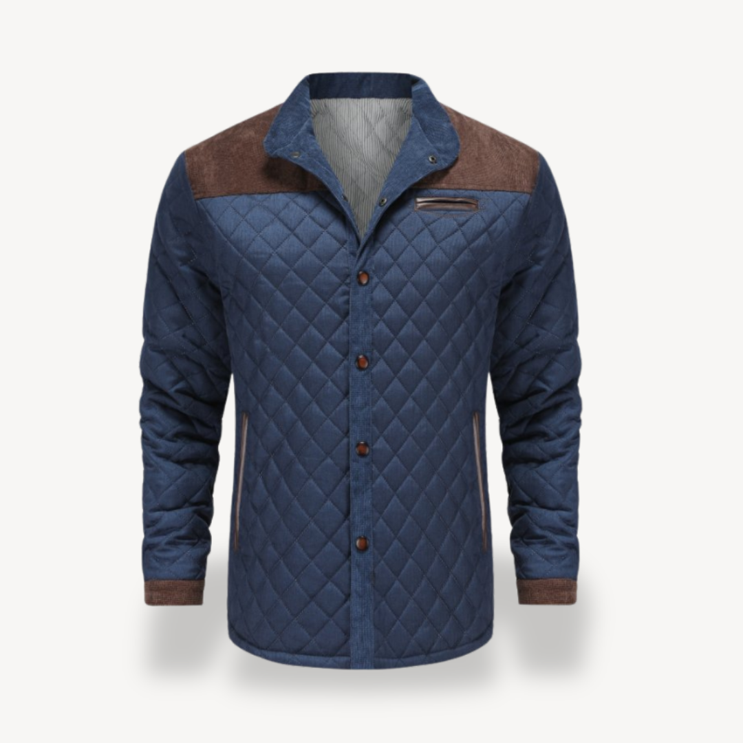 Herren Steppjacke mit Knopfverschluss | Loravelle 1