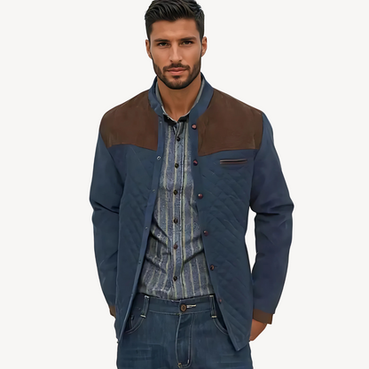 Herren Steppjacke mit Knopfverschluss | Loravelle 2