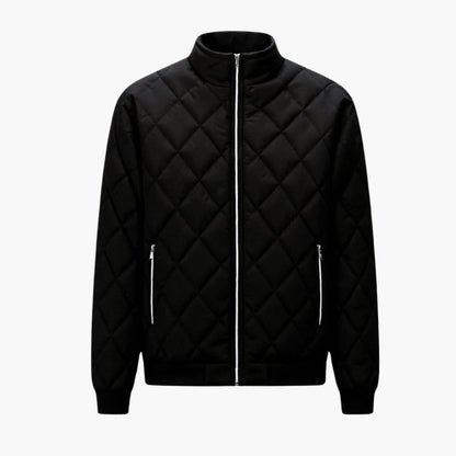 Herren Steppjacke mit Reißverschluss und Rippenbündchen 5