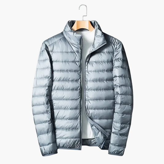 Herren Steppjacke mit Reißverschluss und Seitentaschen 0