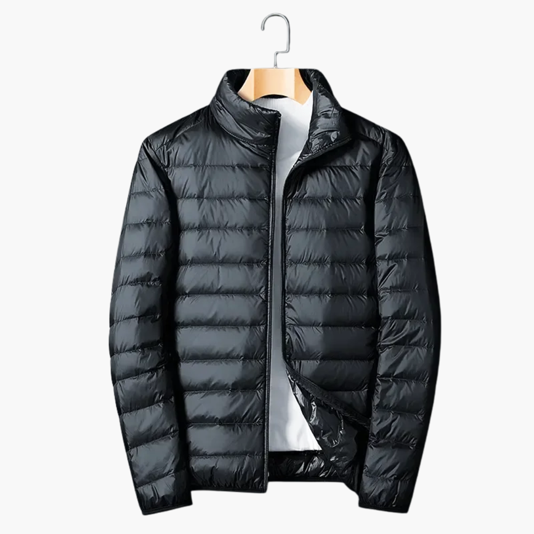 Herren Steppjacke mit Reißverschluss und Seitentaschen 1