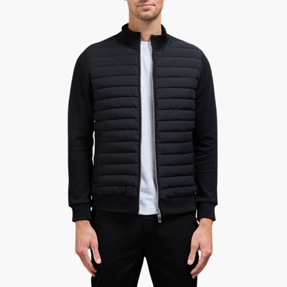 Herren Steppjacke mit Reißverschluss und Stehkragen 3