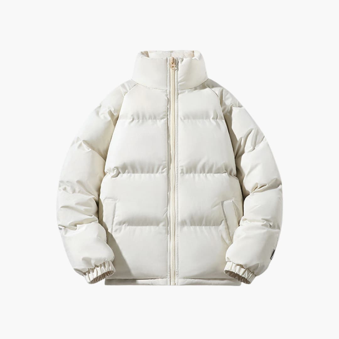 Herren Steppjacke mit Reißverschluss und hohem Kragen 6