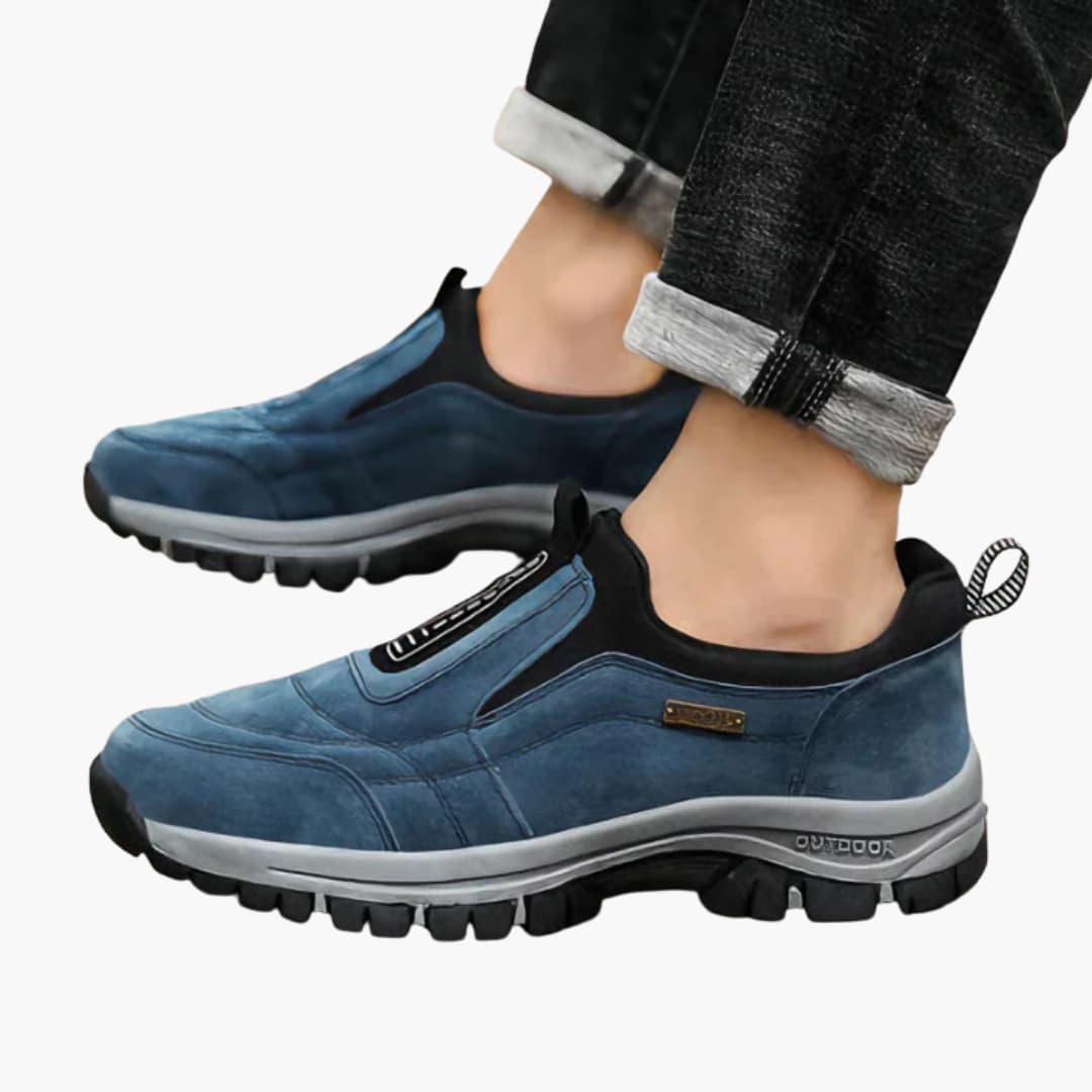 Herren Wanderschuhe mit Slip-On-Design und strukturierter Sohle 1