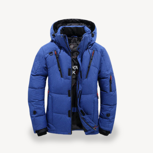 Herren Winter Pufferjacke mit Kapuze | Loravelle 0