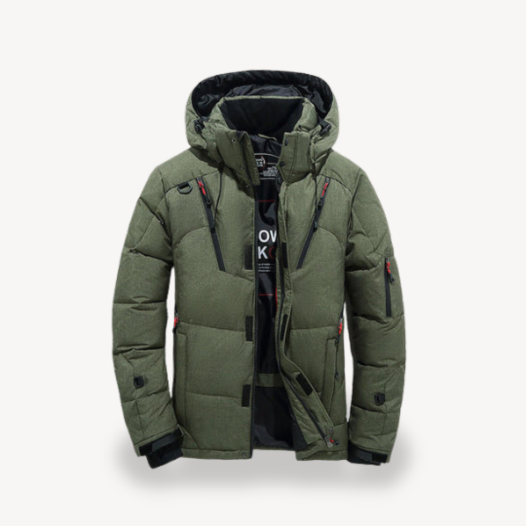 Herren Winter Pufferjacke mit Kapuze | Loravelle 4