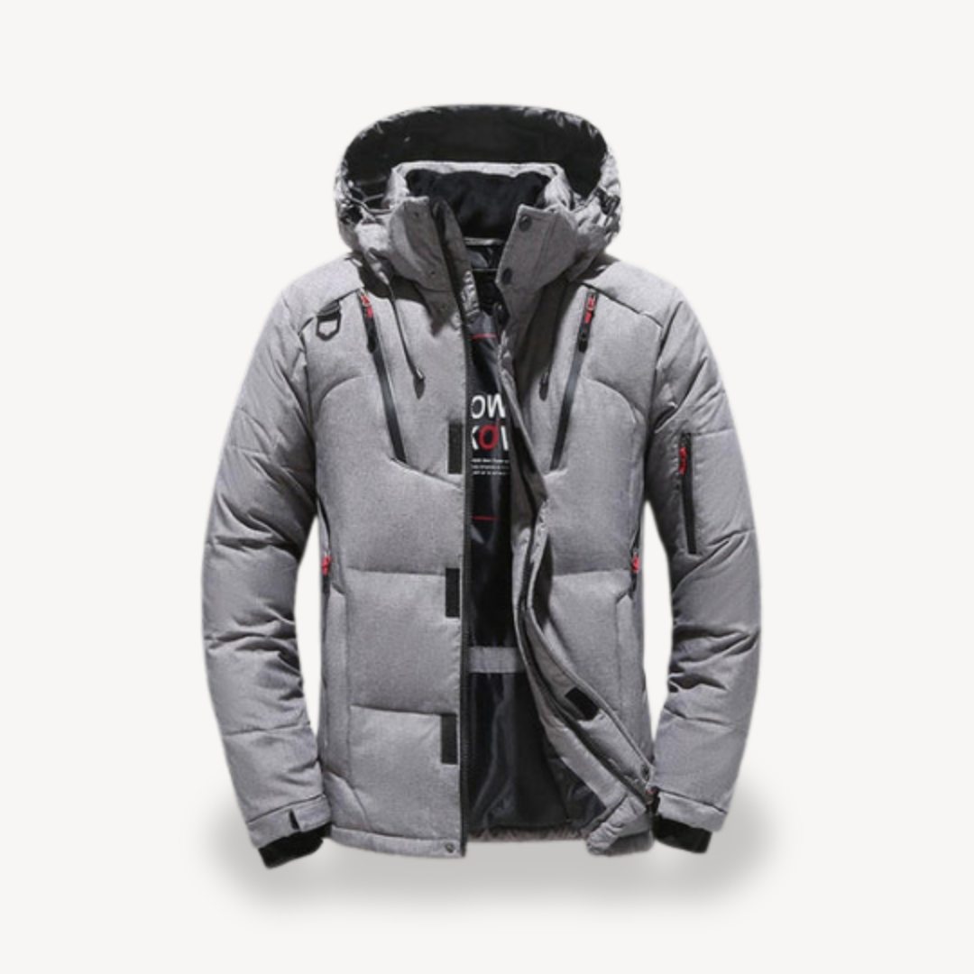 Herren Winter Pufferjacke mit Kapuze | Loravelle 5