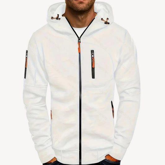 Herren Zip Hoodie Baumwollfleece | Loravelle 0