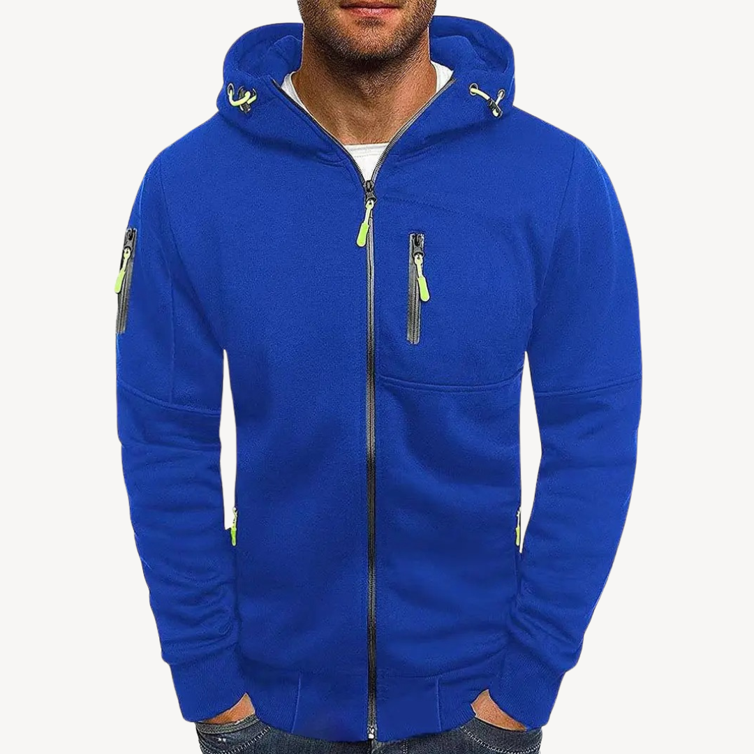 Herren Zip Hoodie Baumwollfleece | Loravelle 1