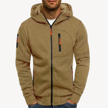 Herren Zip Hoodie Baumwollfleece | Loravelle 6