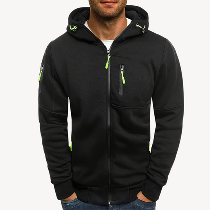 Herren Zip Hoodie Baumwollfleece | Loravelle 7