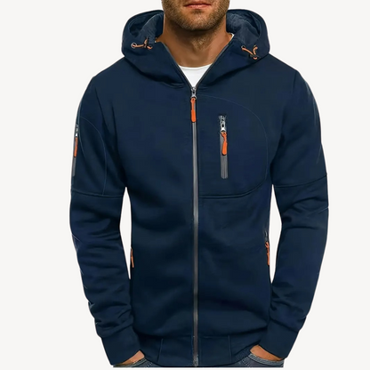 Herren Zip Hoodie Baumwollfleece | Loravelle 8