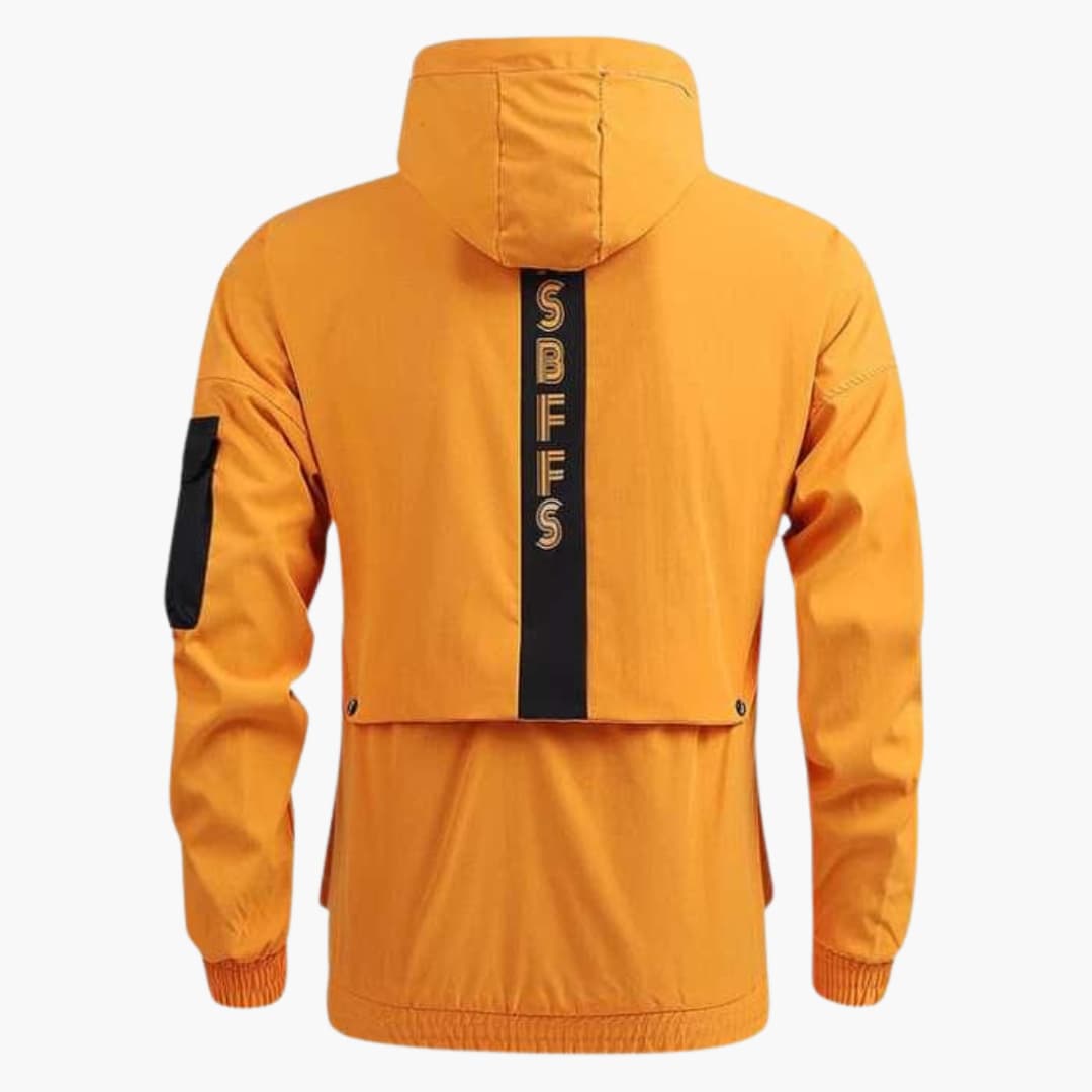 Herren jacke mit Kapuze und mehreren Taschen 3