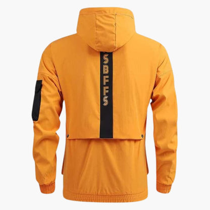 Herren jacke mit Kapuze und mehreren Taschen 3