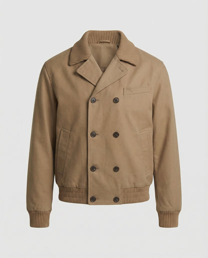 Blouson Jacke Damen mit Reißverschluss und elastischem Saum Modern