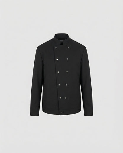 Herren Zweiteiler Oversized Stehkragen Anzughose Modern