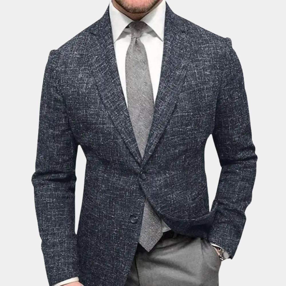 Herren Blazer Einreihig Stilvoll Anzugjacke Slim Fit - BerlinGlamour