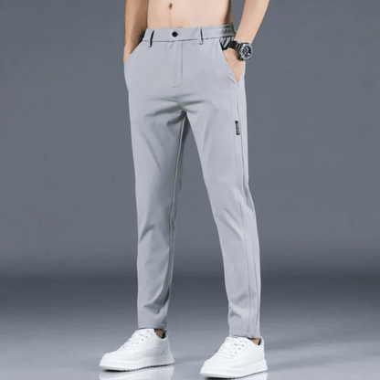 Herrenhosen – elastischer Bund – schmale Passform – Freizeithosen – Stretchhosen-Chaps Herrenmode