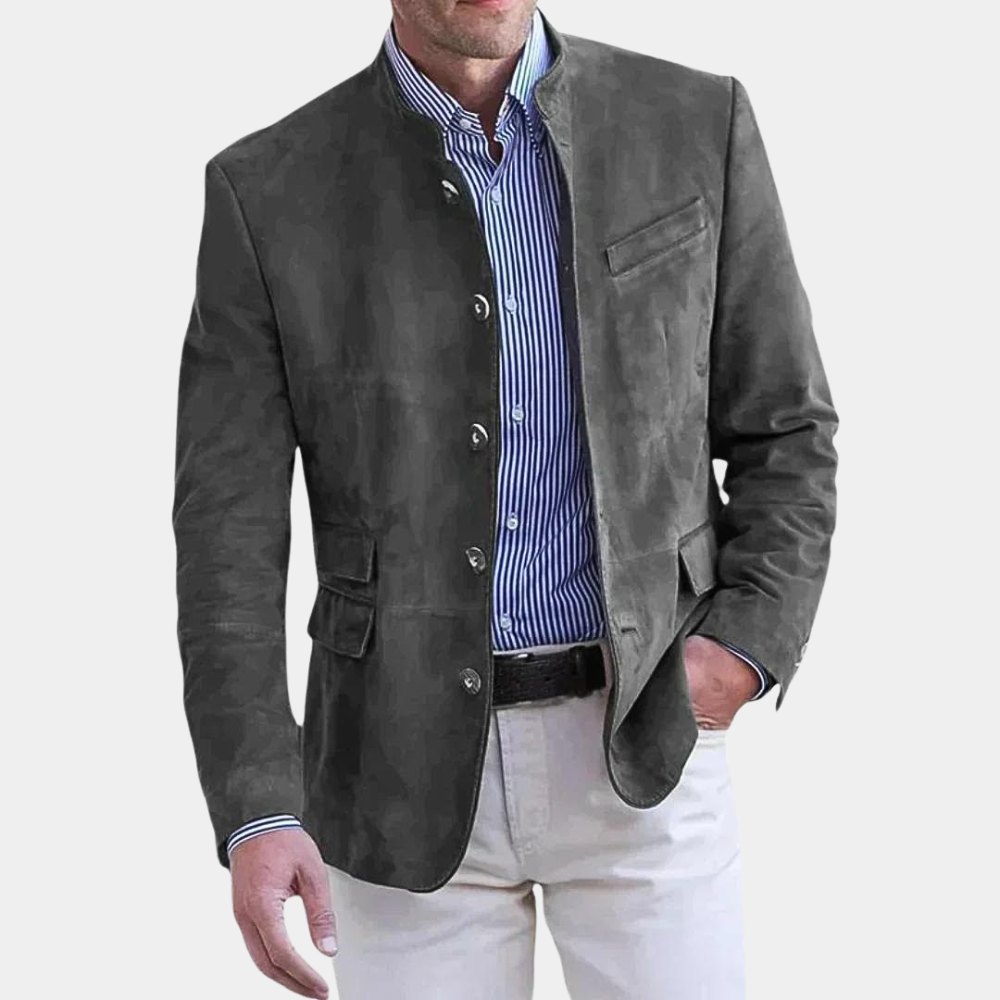 Herrenjacke | Business Casual | Einreihig | Blazerjacke | Herrenblazer-Chaps Herrenmode