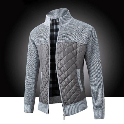 Herren Steppjacke Leicht Reißverschluss Herbstjacke - BerlinGlamour