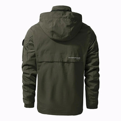 Herrenjacke – wasserdicht – mit Kapuze – Outdoorjacke – Windjacke-Chaps Herrenmode