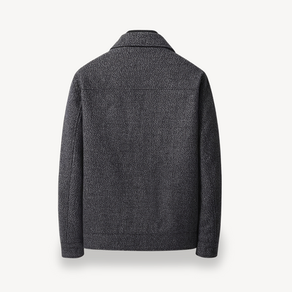 Herrenjacke aus gewebter Wollmischung | Loravelle 2