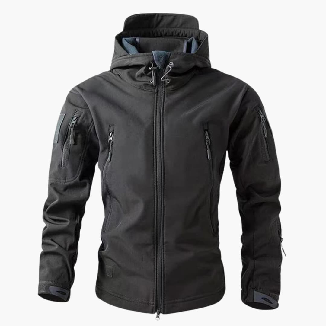 Herrenjacke mit Kapuze 1