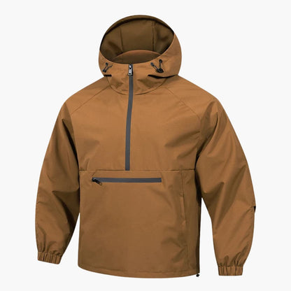 Herrenjacke mit Kapuze Frontreißverschluss und langen Ärmeln 1