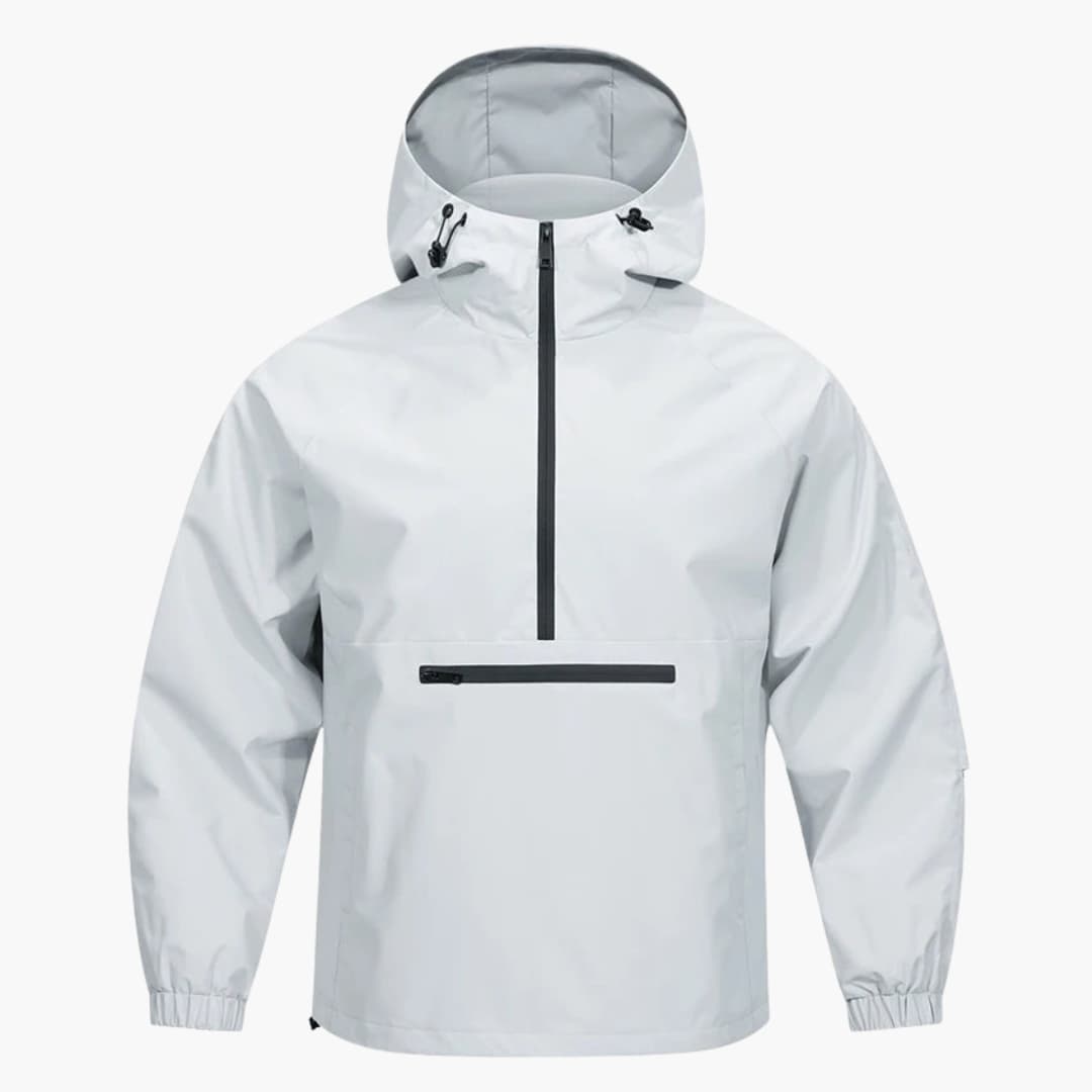 Herrenjacke mit Kapuze Frontreißverschluss und langen Ärmeln 2