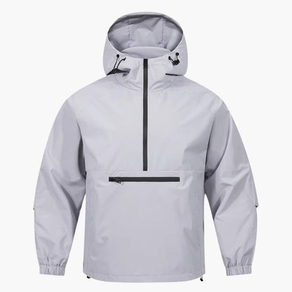 Herrenjacke mit Kapuze Frontreißverschluss und langen Ärmeln 4