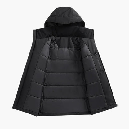 Herrenjacke mit Kapuze Seitentaschen 2
