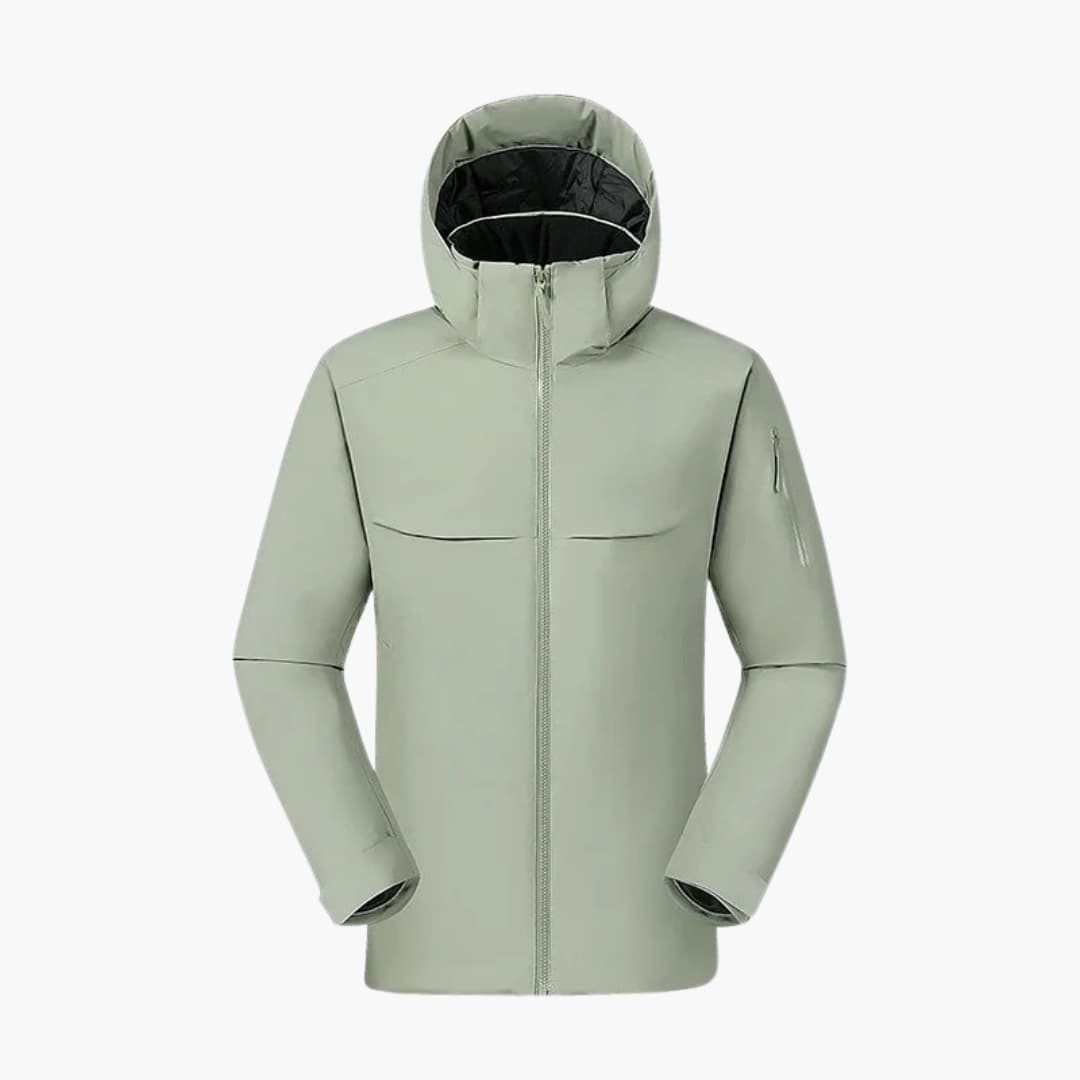 Herrenjacke mit Kapuze Seitentaschen 3