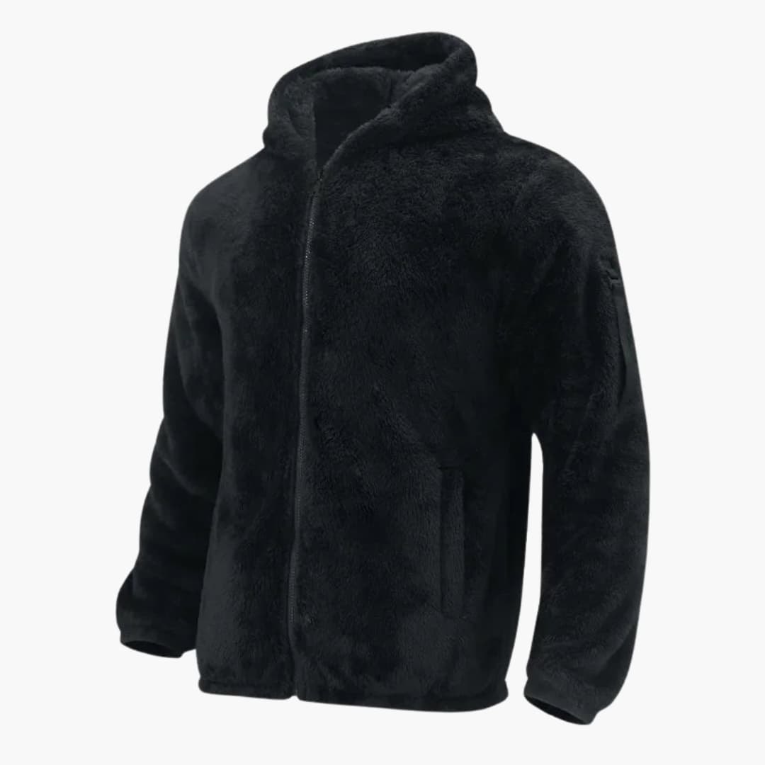 Herrenjacke mit Kapuze und Reißverschluss 5