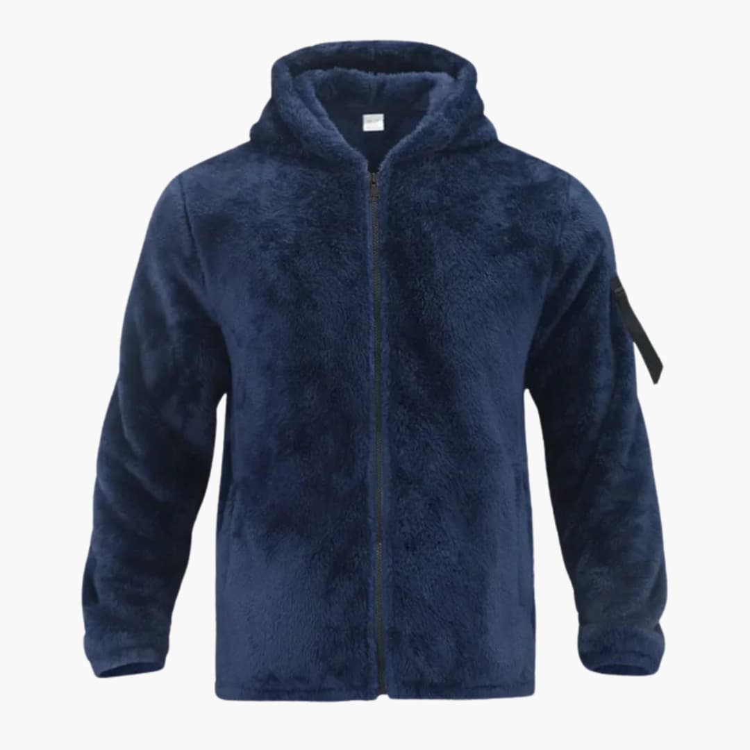 Herrenjacke mit Kapuze und Reißverschluss 6