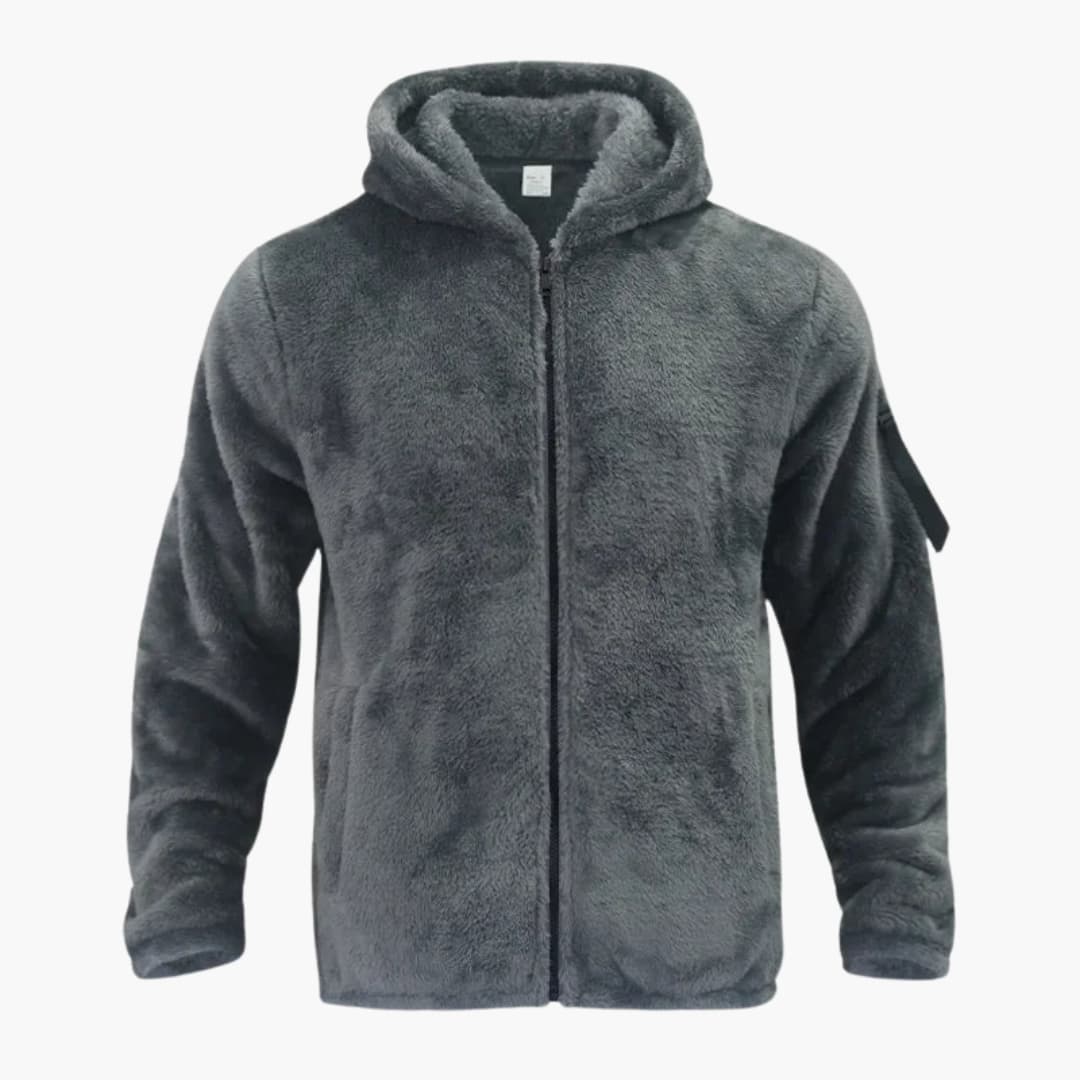 Herrenjacke mit Kapuze und Reißverschluss 7