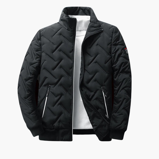 Herrenjacke mit Reißverschluss und Seitentaschen 0