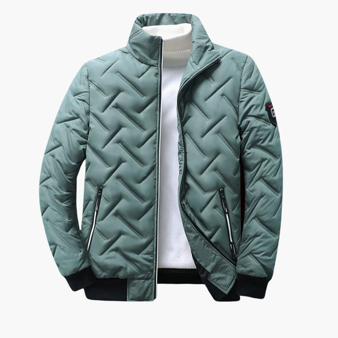 Herrenjacke mit Reißverschluss und Seitentaschen 1