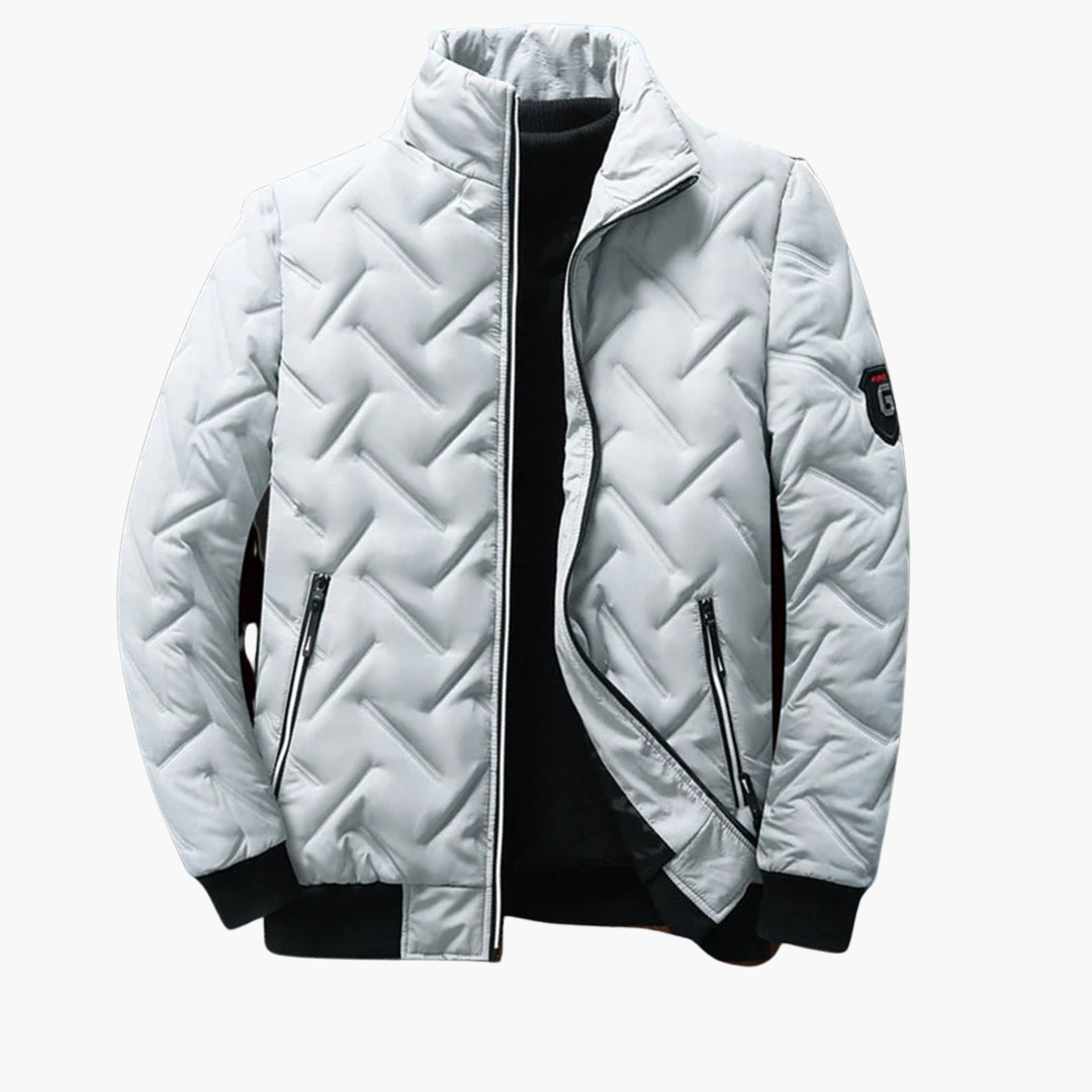 Herrenjacke mit Reißverschluss und Seitentaschen 2