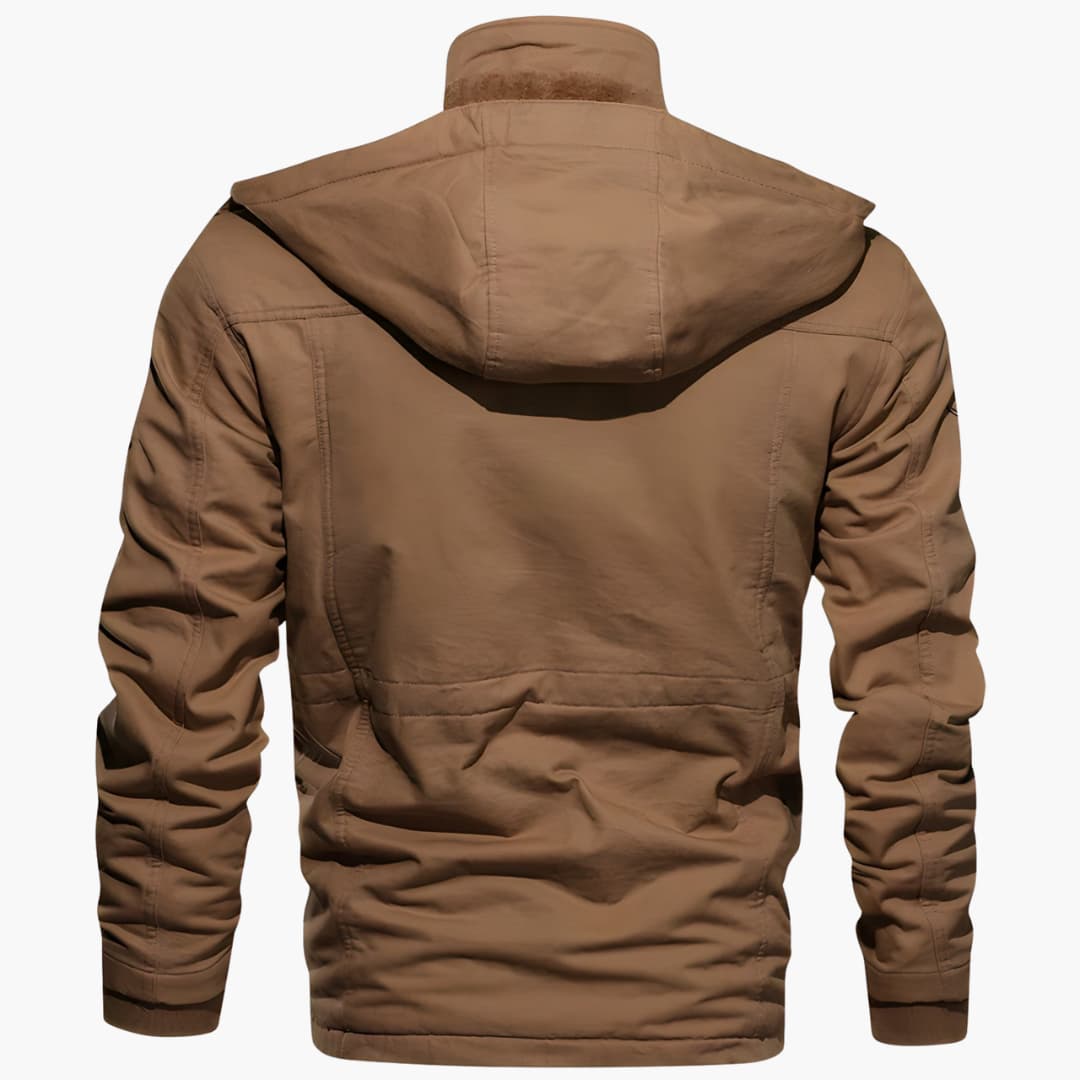 Herrenjacke mit Stehkragen und mehreren Taschen 5