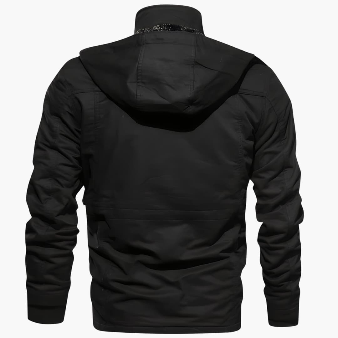 Herrenjacke mit Stehkragen und mehreren Taschen 8