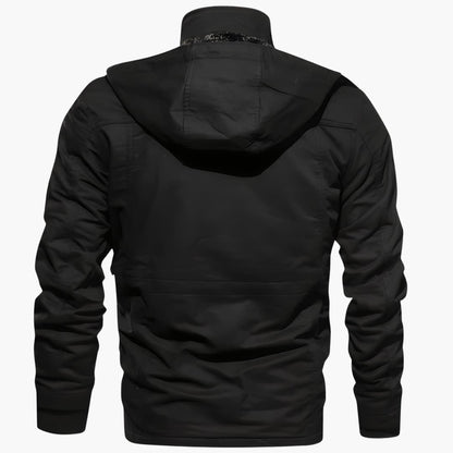 Herrenjacke mit Stehkragen und mehreren Taschen 8
