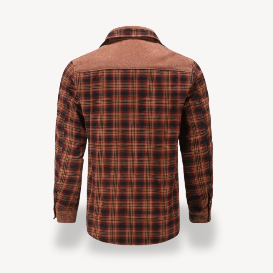 Herrenjacke mit kariertem Fleecefutter | Loravelle 7